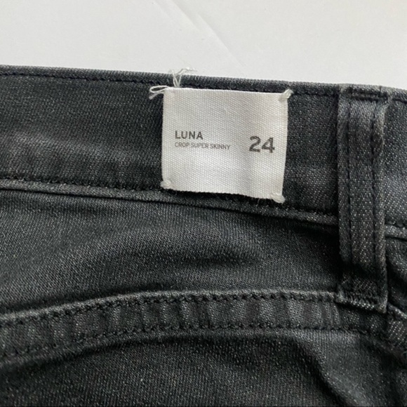 Hudson • Studded Luna Crop Super Skinny Jeans - Picture 9 of 9